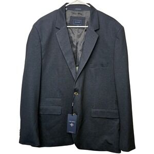 7Diamonds Stuart Blazer Mens XL Navy Blue 4-Way Stretch Sport Coat NEW